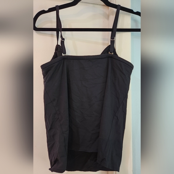 Women's Lands' End Tankini Bathing Suit Set, Size Top M(12), Skirt M(10) - Picture 6 of 16